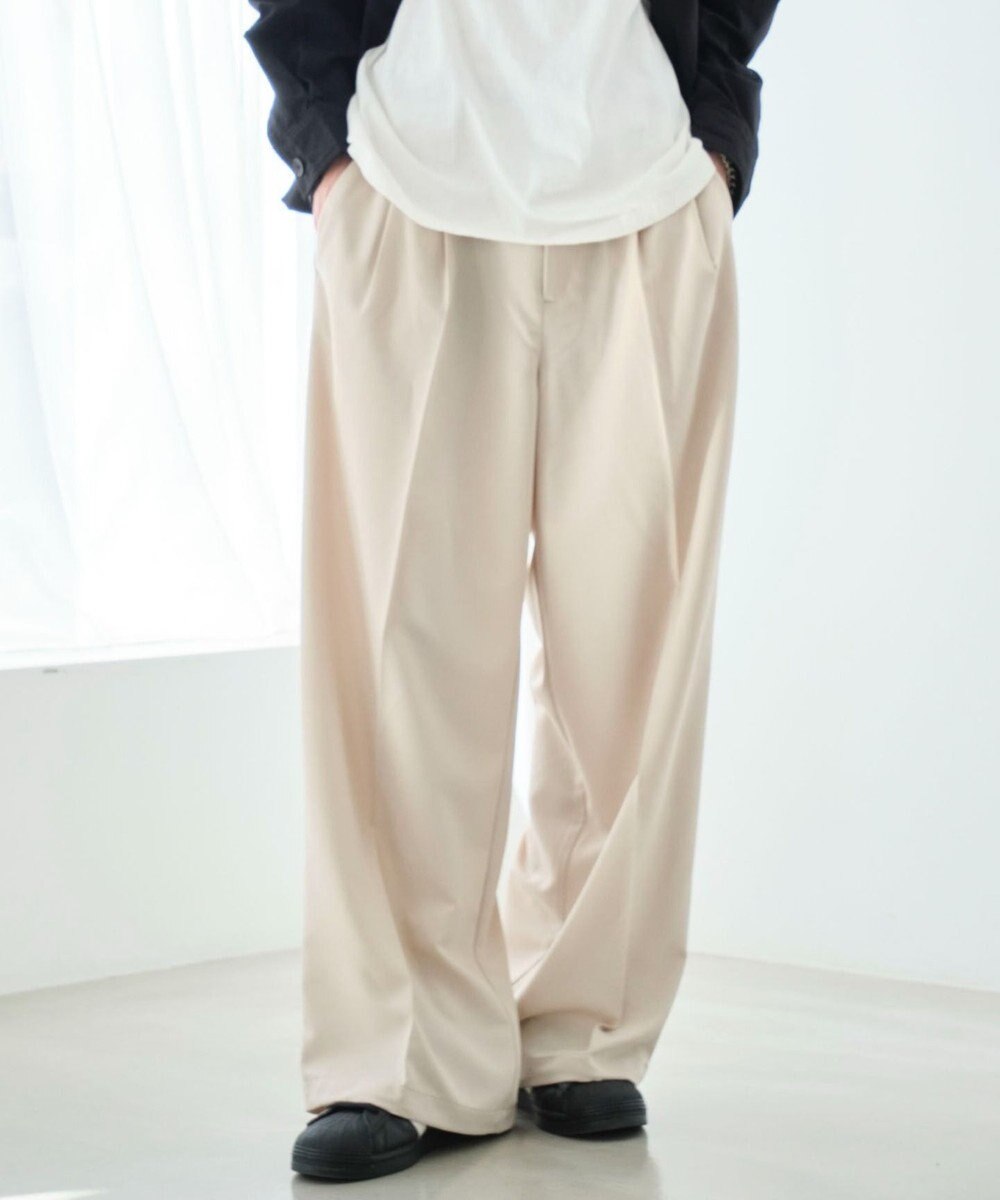 WEGO 【ユニセックス着用ITEM/SMLサイズ展開】バギースラックス 