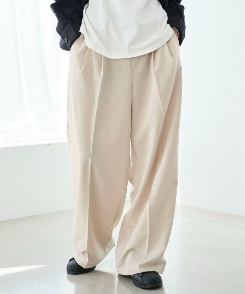 WEGO 【ユニセックス着用ITEM/SMLサイズ展開】バギースラックス 