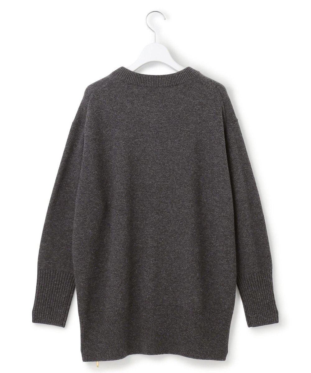 23区 【見上愛さん着用/Oggi掲載/洗える】カシミヤブレンド サイドジップ  ニットチュニック 