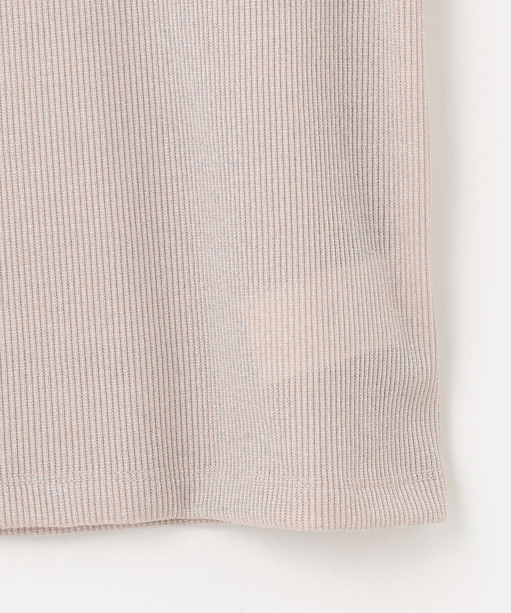 ANY L 【洗濯機可】ラメテレコTシャツ 