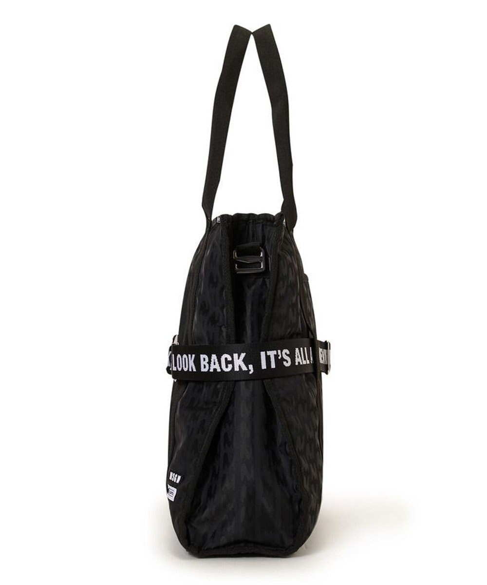 LeSportsac MSGM LG BOAT TOTE/ボートトートブラックジャカード 