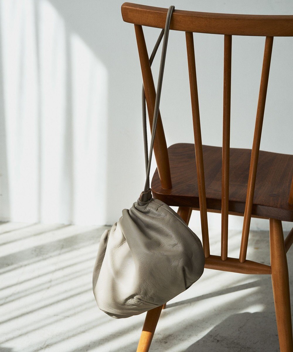 russet レザー巾着4WAYショルダーバッグ(CE-1454) 