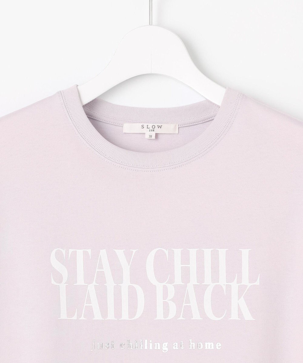 23区 S 【SLOW/一部店舗限定】MVSコットン ロゴTシャツ 