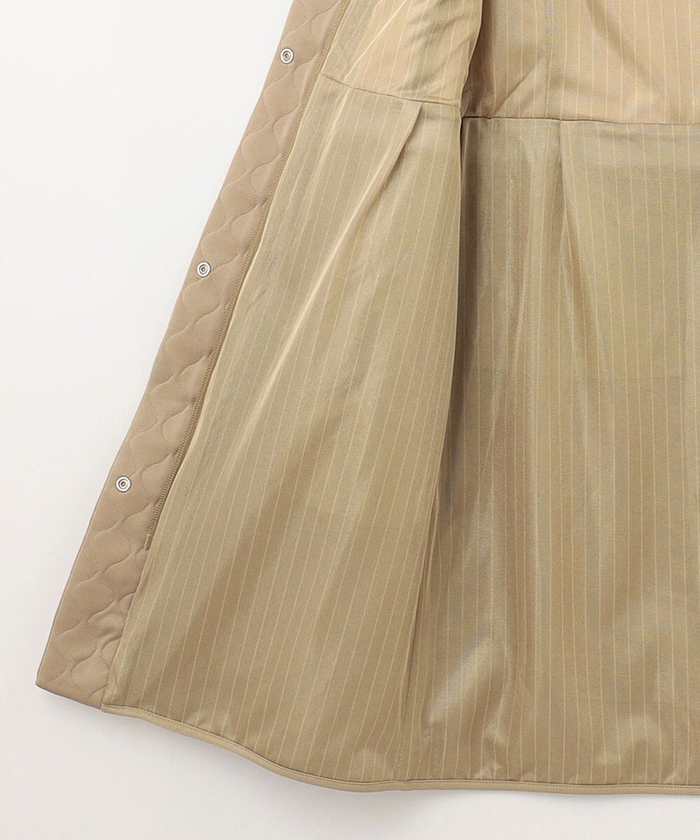 23区GOLF 【WOMEN】フェイクファー×キルト ワンピース 1枚で暖かい寒い日の防寒アイテムに◎ 