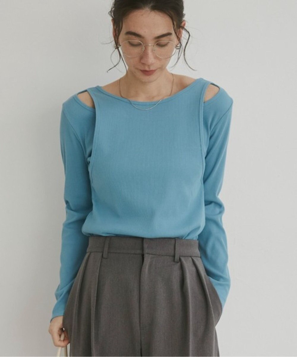 WEGO 【ANGIE VINTAGE】レイヤードカットトップス 