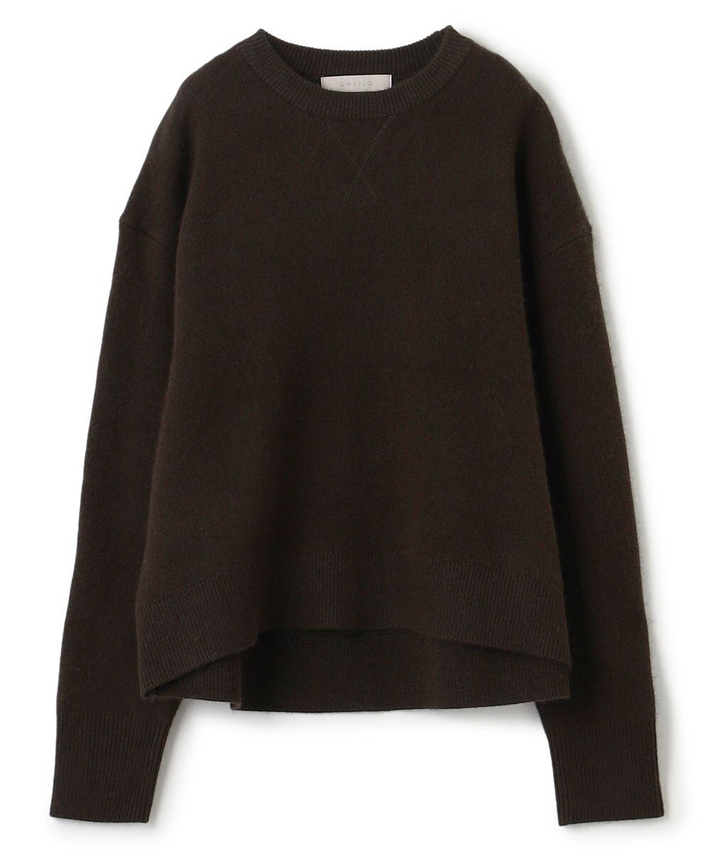 UNFILO 【WEB＆一部店舗限定】へアリースウェット クルーネックニット 