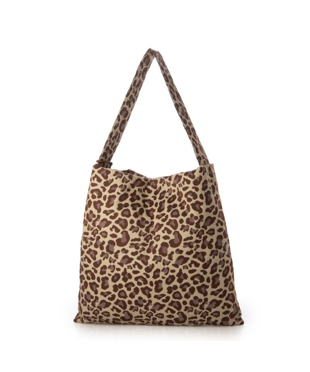 UNBILLION カシュカシュ cachecache / レオパードジャガードワンショルダートート 