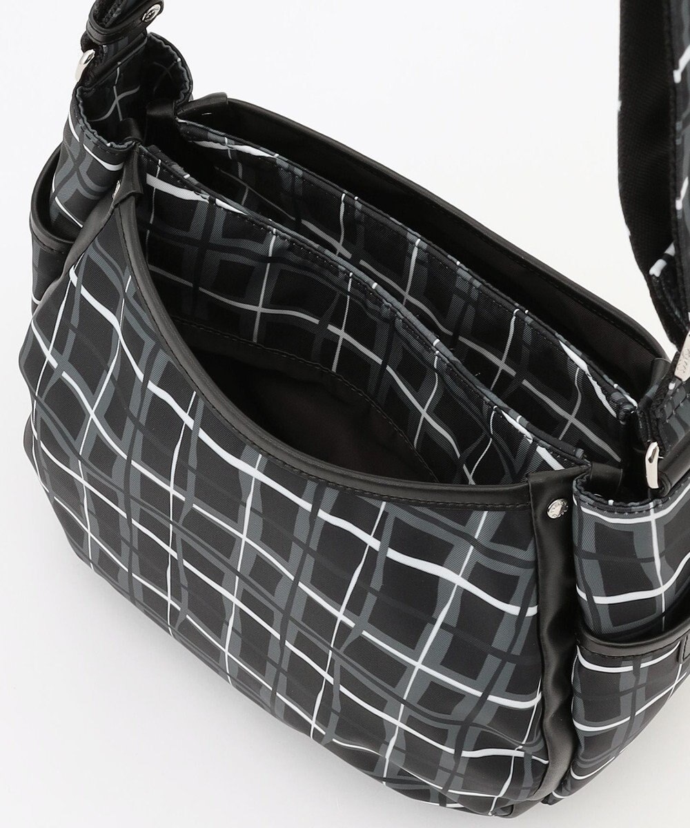 Y'SACCS ドローイングチェックショルダーバッグ 