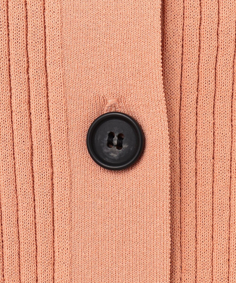 UNFILO 襟付きクロップドカーディガン 