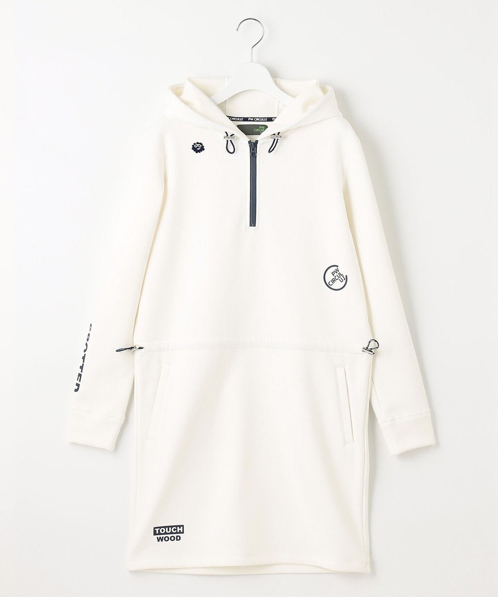PW CIRCULUS 【WOMEN】ハーフジップ フーディ ワンピース 