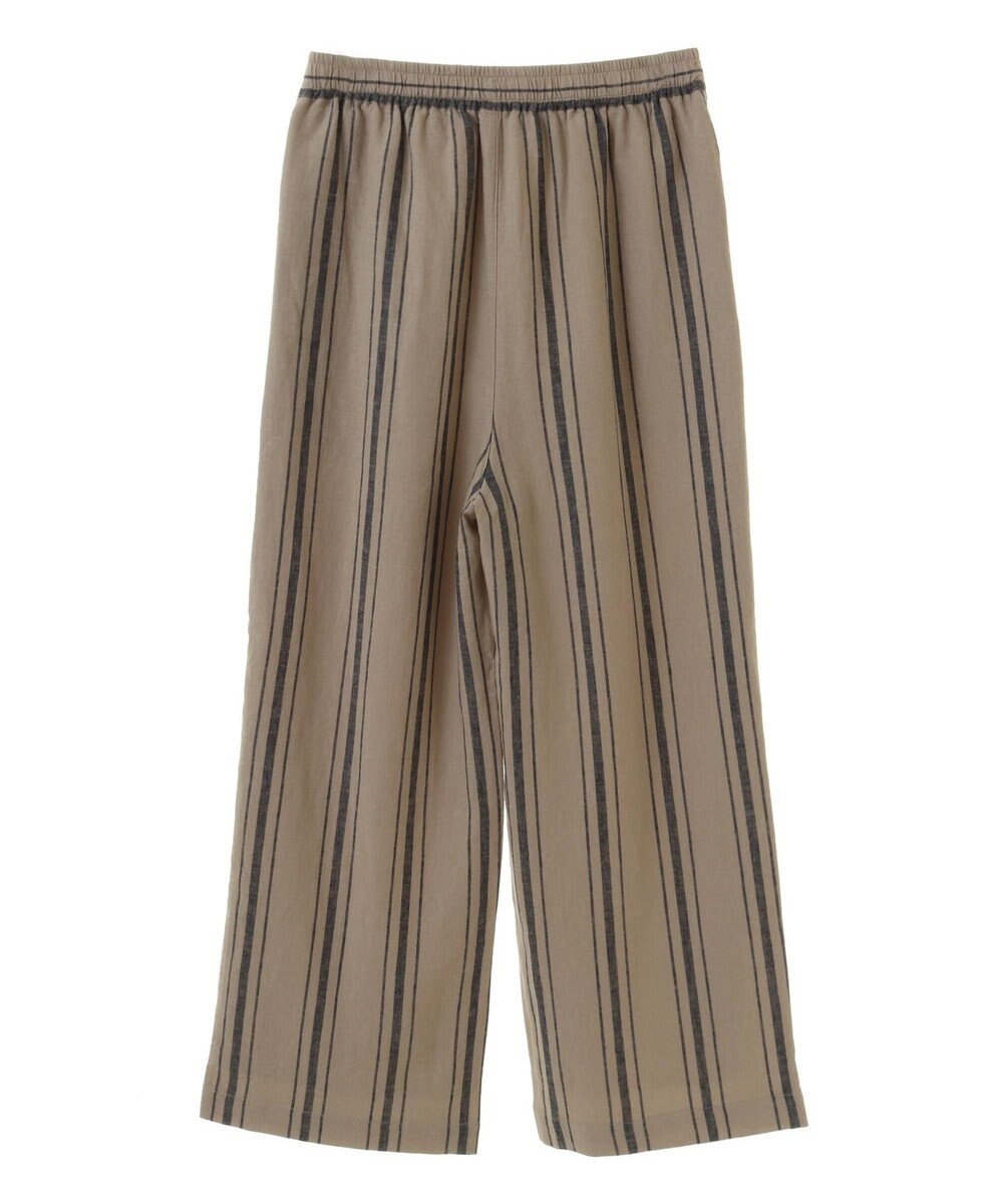 CRAFT STANDARD BOUTIQUE リネンレーヨンストライプイージーパンツ 
