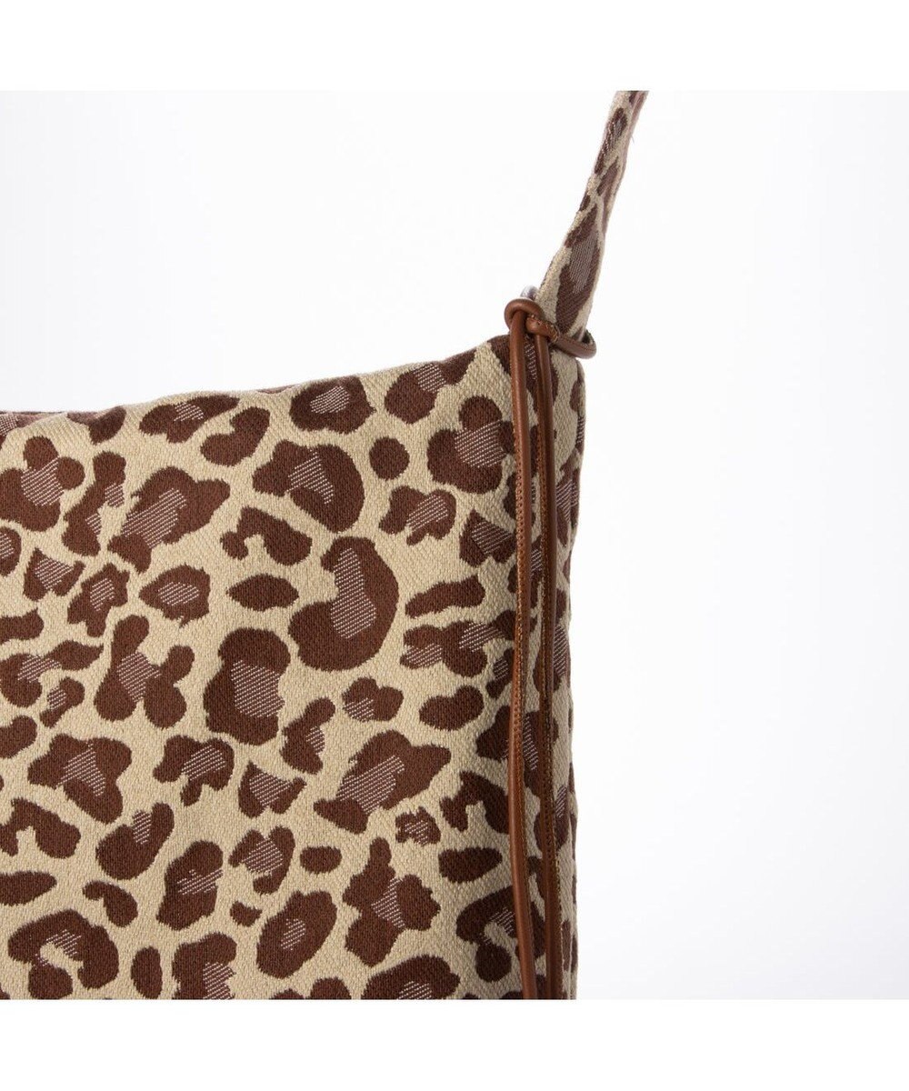 UNBILLION カシュカシュ cachecache / レオパードジャガードワンショルダートート 