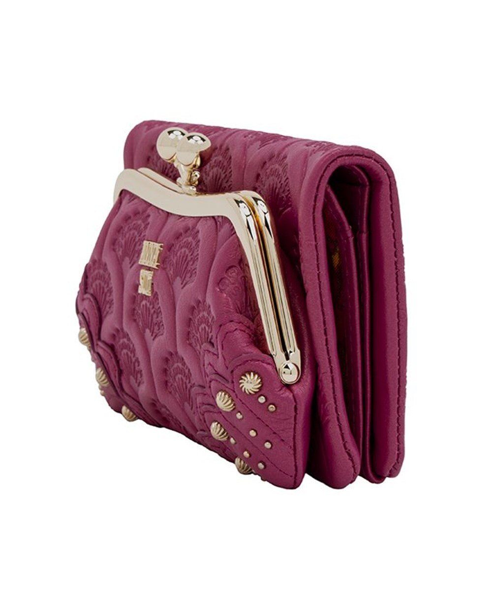 ANNA SUI ピーコック 二つ折り口金財布 