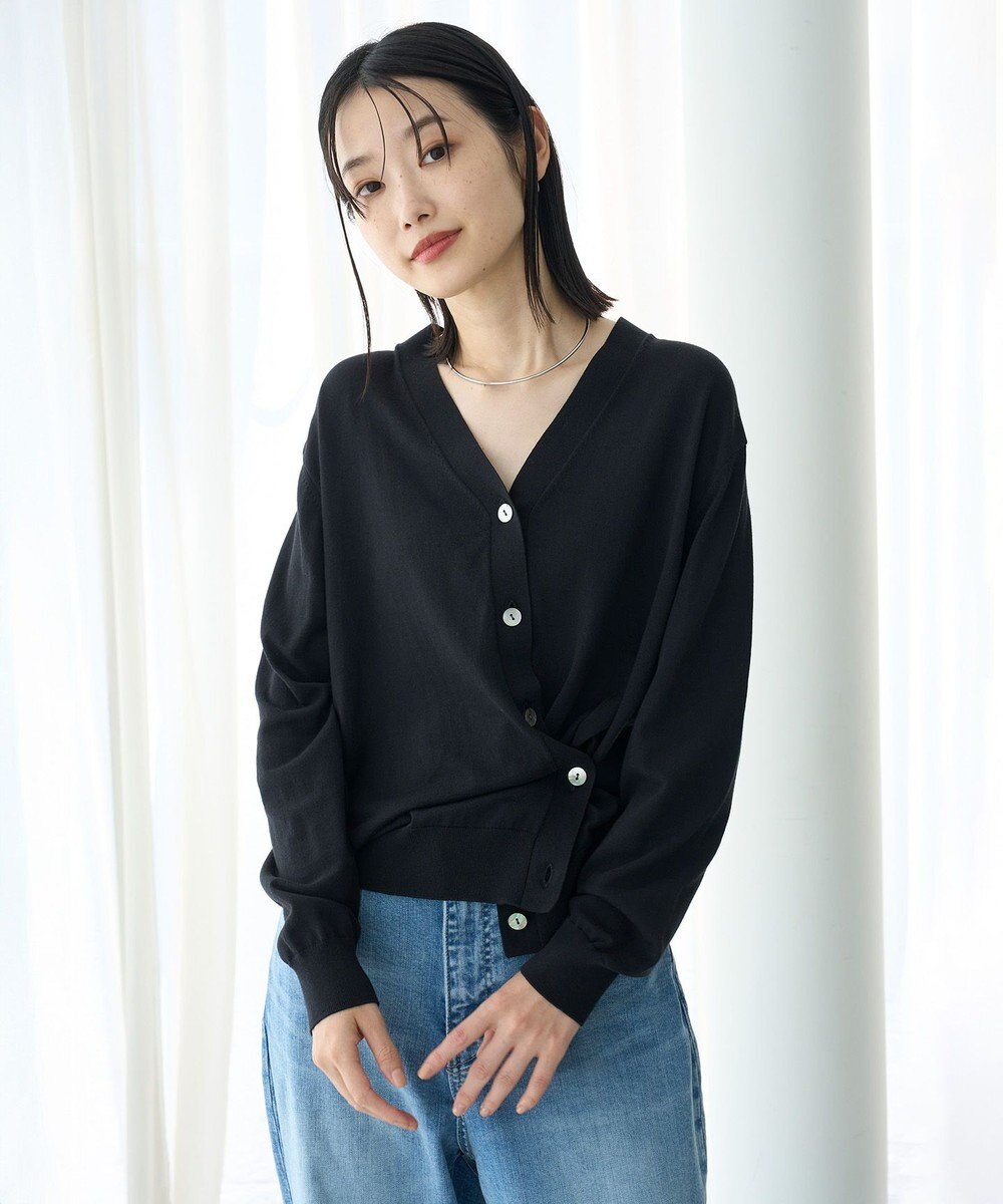 UNFILO L UVモイスト 2WAYカーディガン 