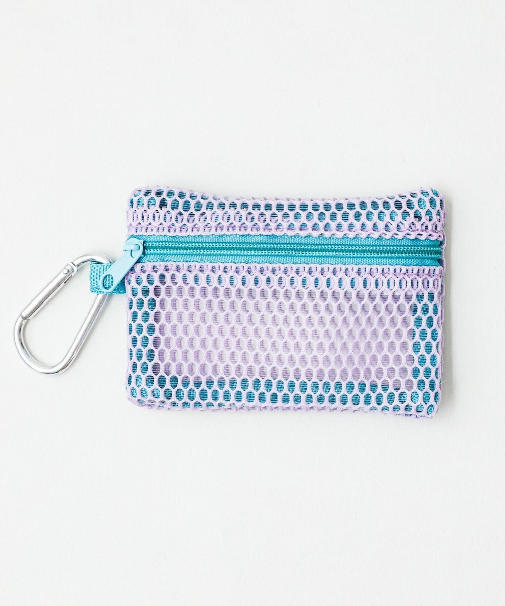 WEGO メッシュ配色ポーチ 