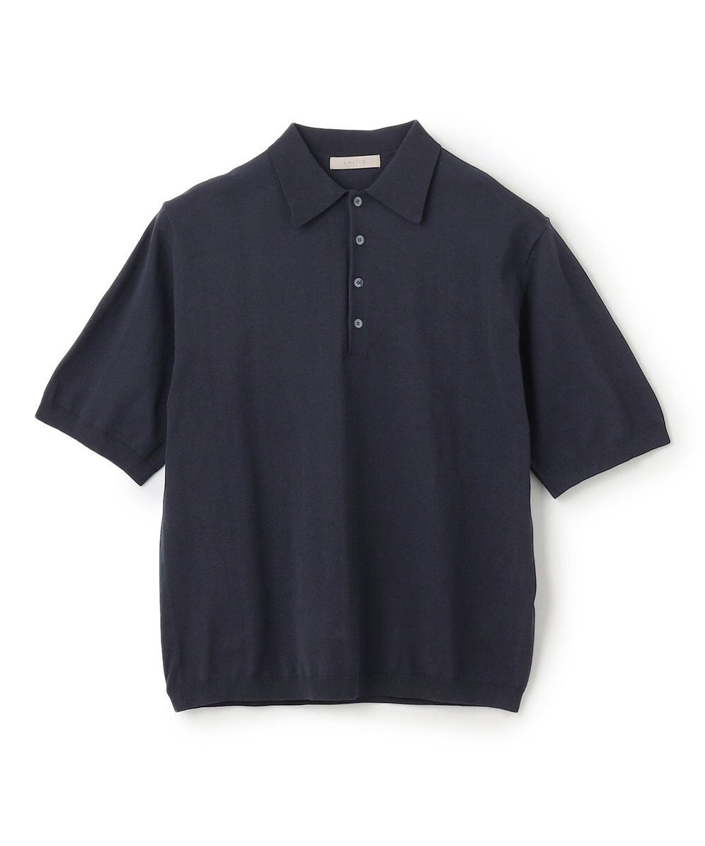 UNFILO MENS FINE MOVE ニットポロ [24年春夏商品] 