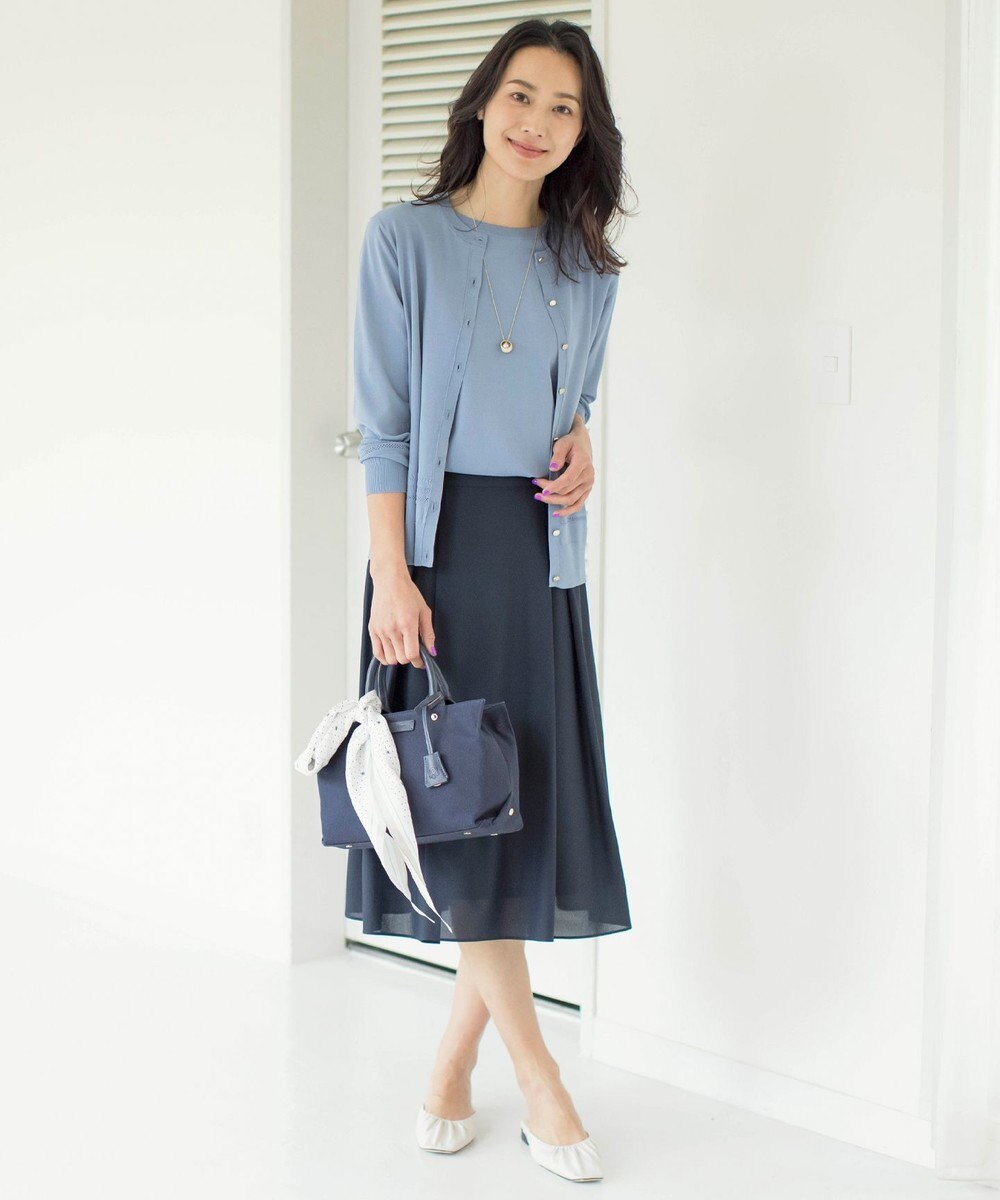 J.PRESS LADIES 小紋 プリント 剣先 スカーフ 