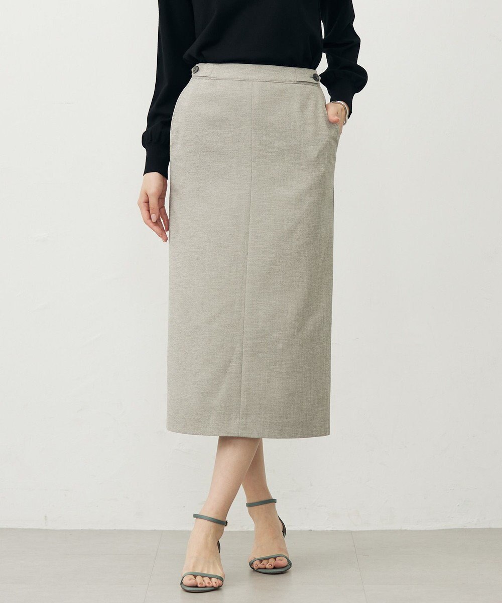 J.PRESS LADIES L Shineシャンブレーツイル スカート 