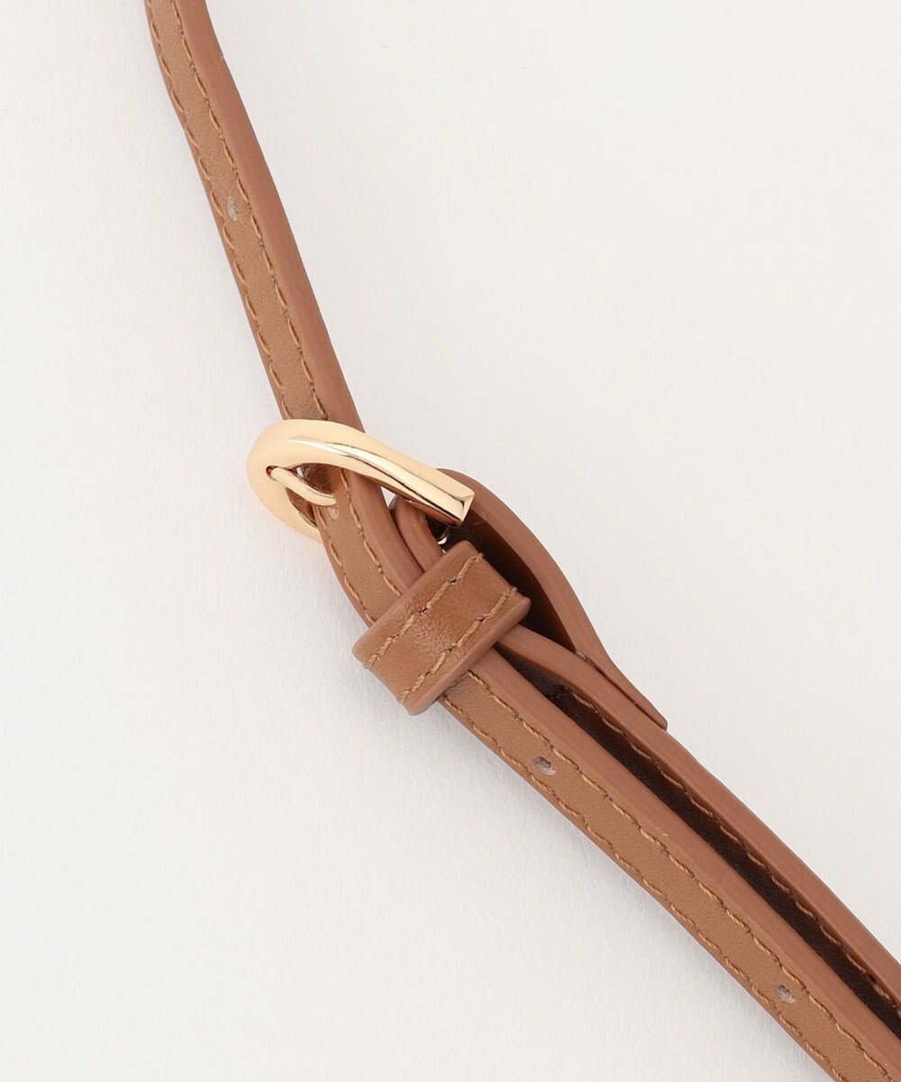 J.PRESS LADIES 【WEB限定・長さ調節可能】レザー スマホ ストラップ 