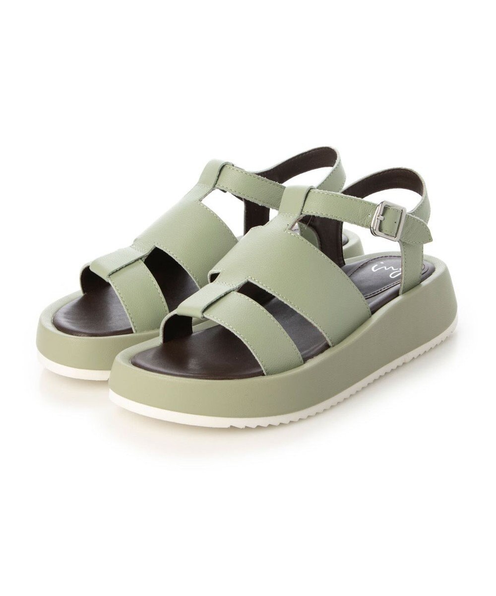 ing <ing>ボリュームソールグルカサンダル 