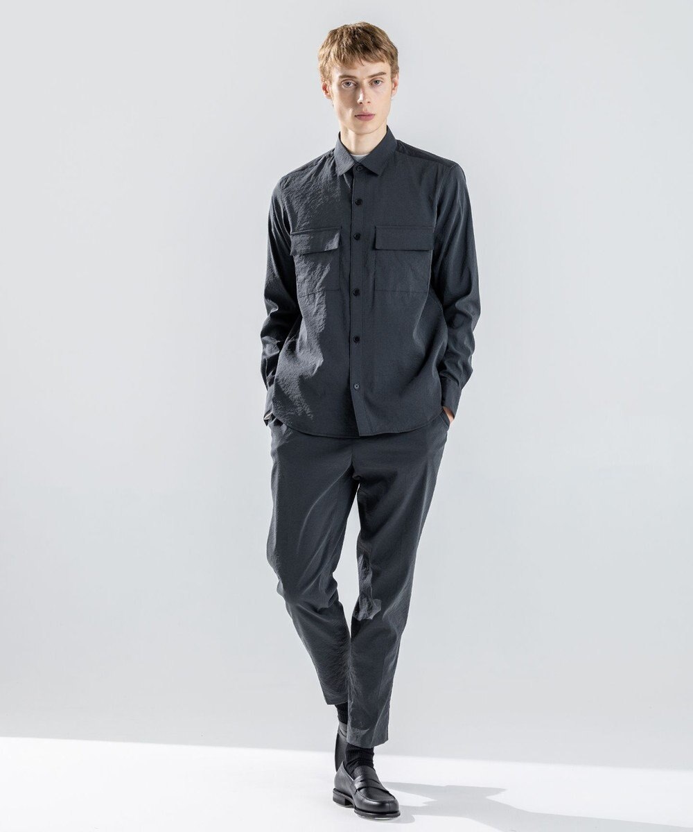 JOSEPH HOMME 新素材【ストレッチ】グレインウェーブストレッチ ドロスト付テーパードパンツ / PEGG CONVERTIBLE 