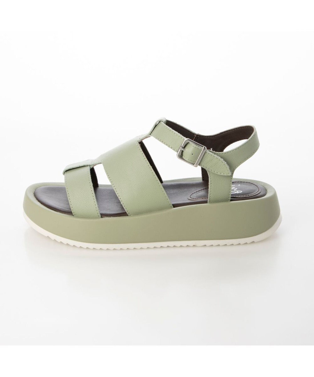 ing <ing>ボリュームソールグルカサンダル 