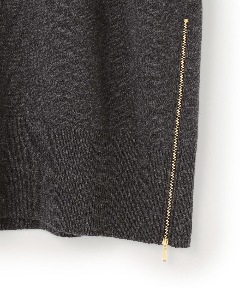 23区 【見上愛さん着用/Oggi掲載/洗える】カシミヤブレンド サイドジップ  ニットチュニック 