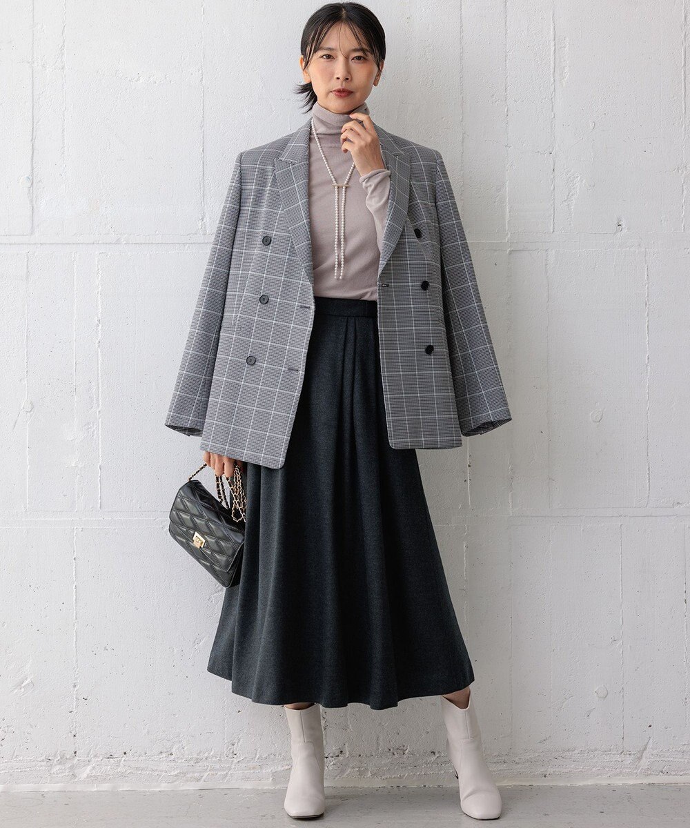 23区 S 【Oggi1月号/CLASSY.11月号掲載】スムージーコットン タートルネック ニット 