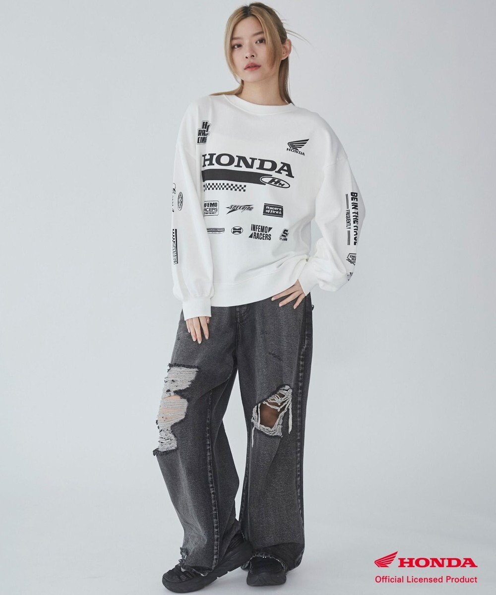 WEGO 別注Hondaプルオーバービッグスウェット 