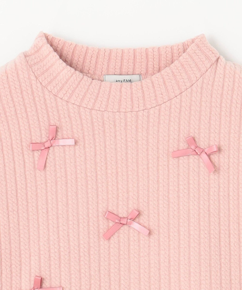 ANY KIDS ふくれジャガードリボンチュニック 