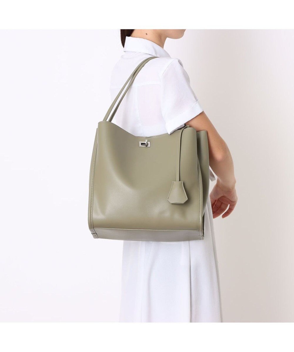 UNBILLION カシュカシュ cachecache / ヒネリ金具ビッグトートバッグ 