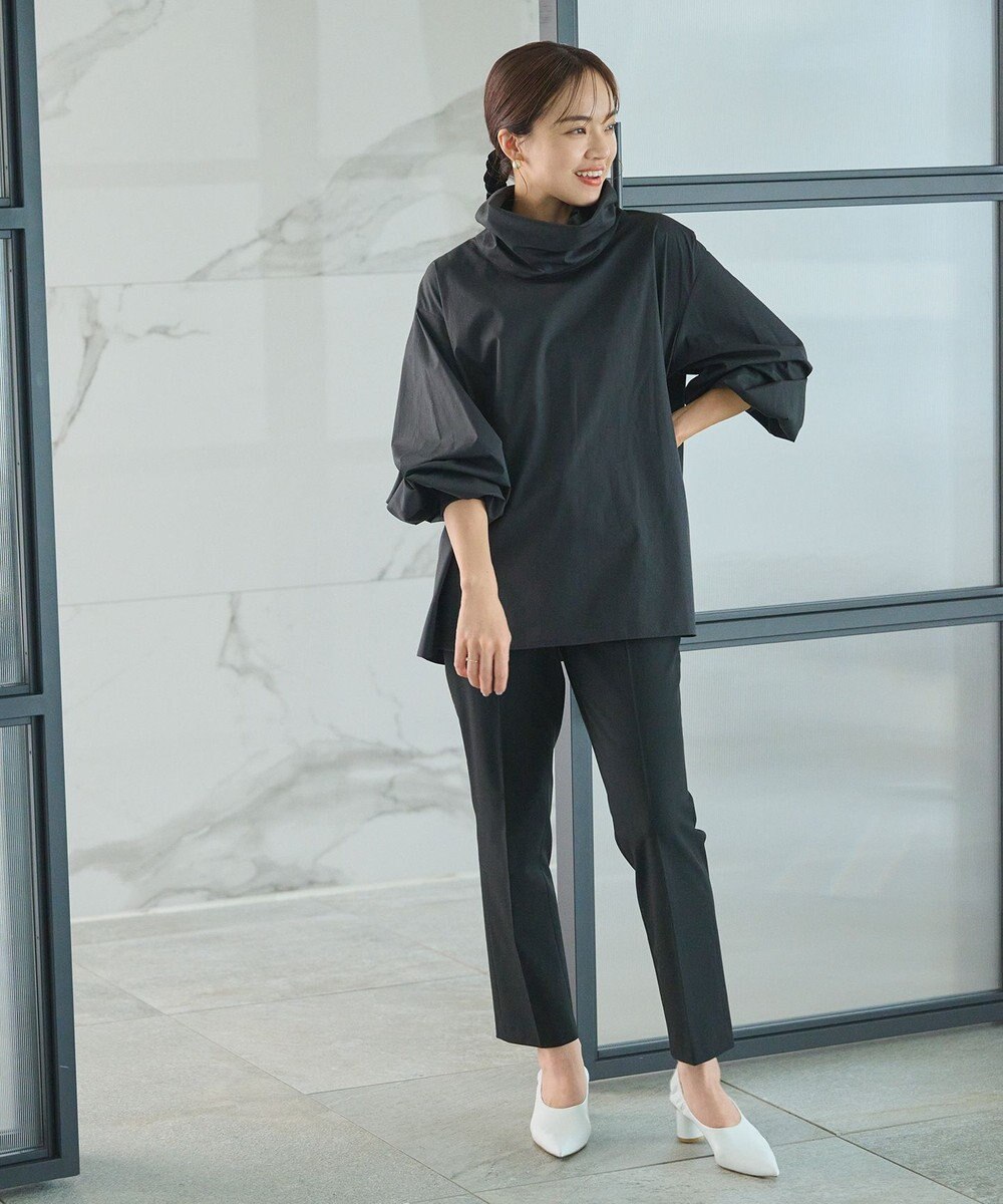 #Newans リラックスフィットタートルネックブラウス 