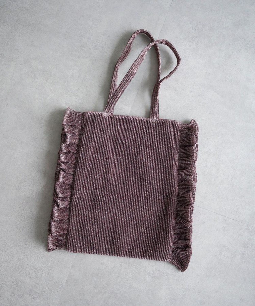 Green Parks ・ＱＵＯＮ　ラメフリルシンプルトート 