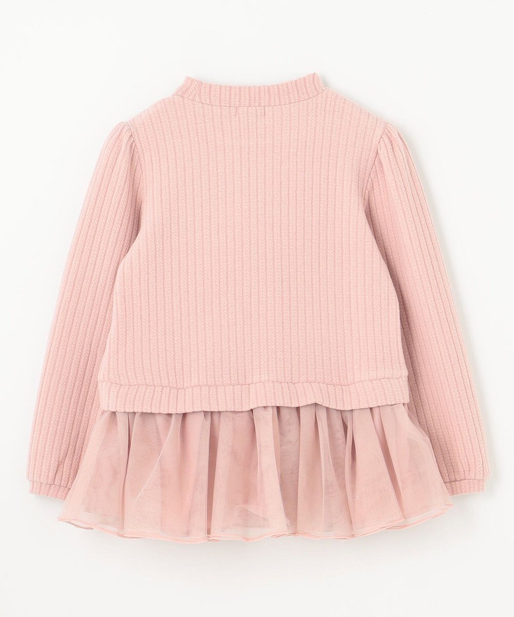 ANY KIDS ふくれジャガードリボンチュニック 