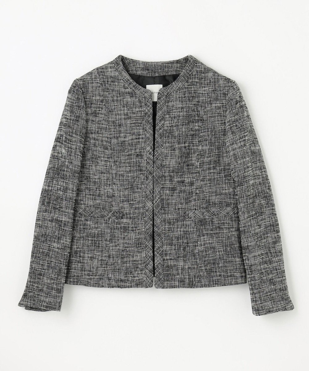 ANY L ツイードミックスジャケット 