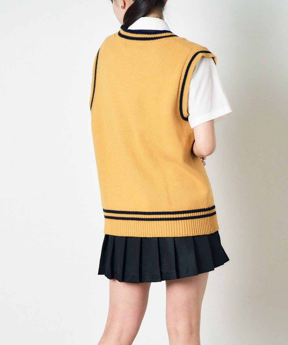 WEGO 【SCHOOLITEM】ラインスクールニットベスト 