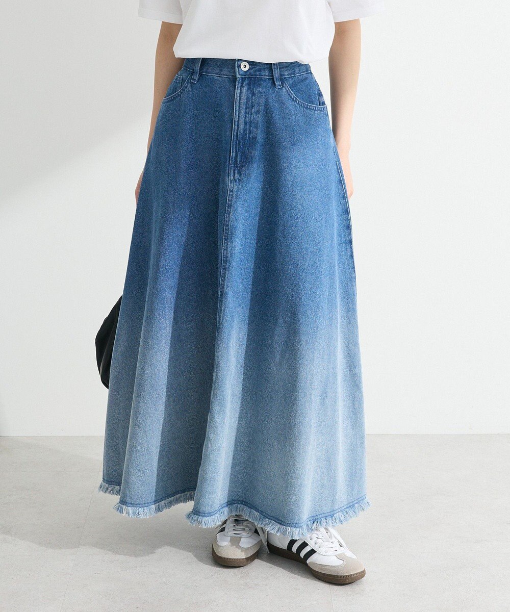 Green Parks ・ＳＵＧＡＲ　ＳＰＯＯＮ　グラデーションデニムスカー 