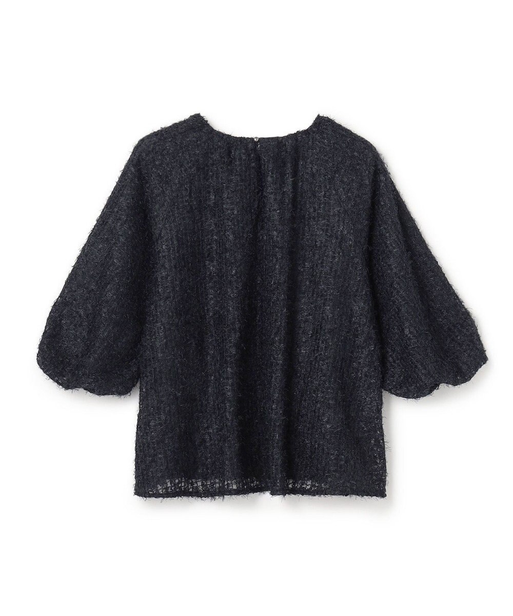 UNFILO L エアリーヤーン ギャザーブラウス 