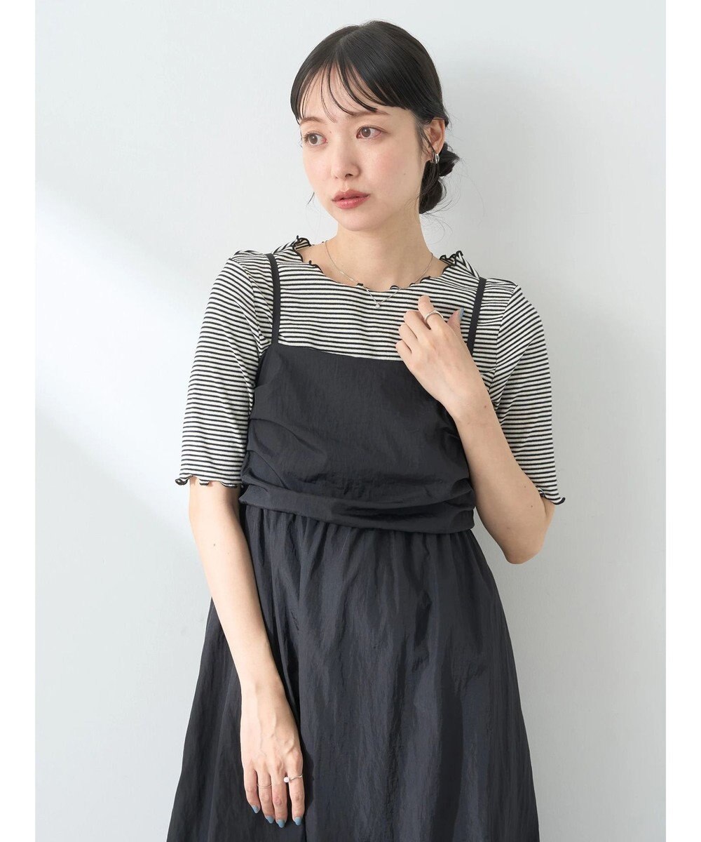 earth music&ecology テックバルーンキャミワンピース 