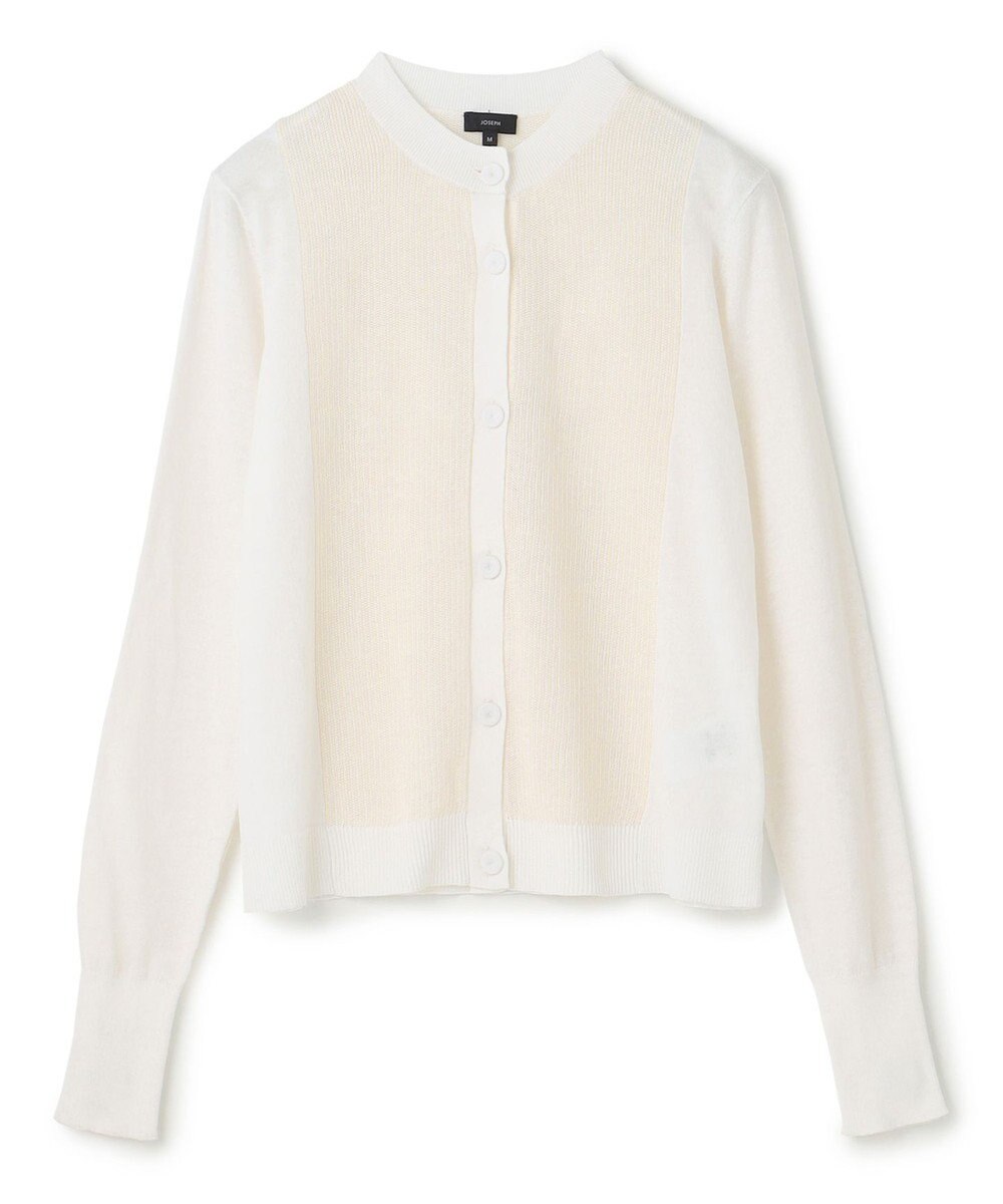 JOSEPH 【洗える】リネンコットン　カーディガン 