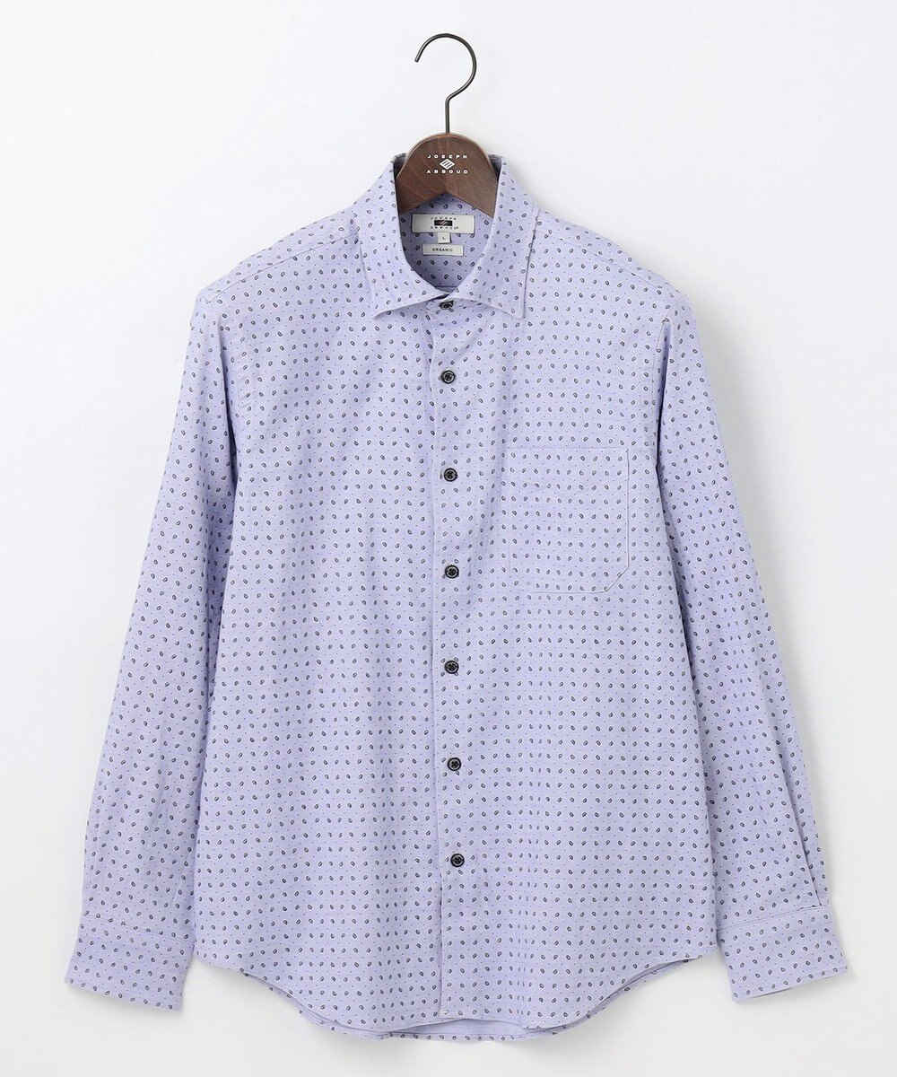JOSEPH ABBOUD 【オーガニックコットン使用・自然なストレッチ性】JOE COTTON ストレッチオックスペイズリー シャツ 