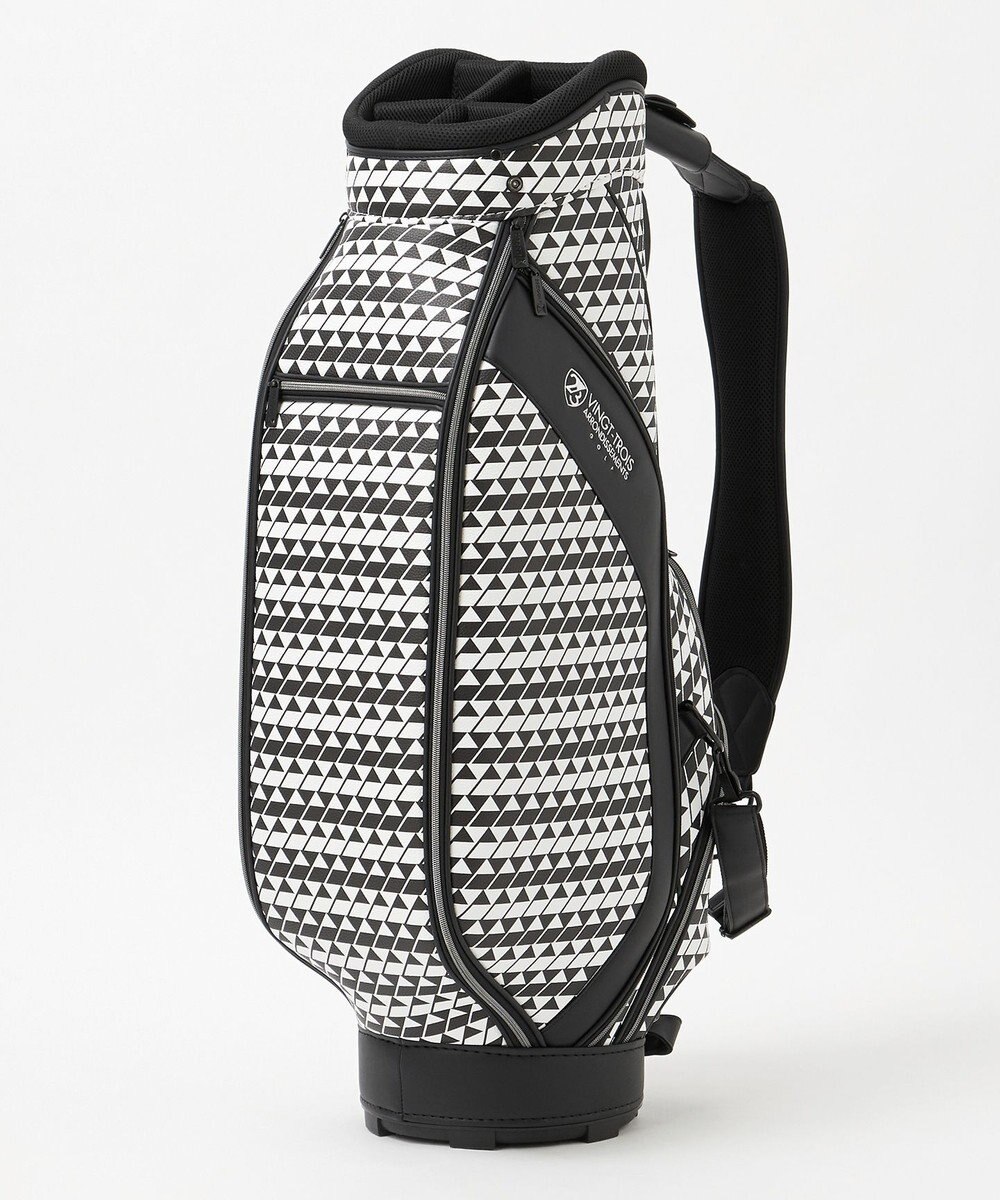 23区GOLF 【UNISEX】フラッグ総柄キャディバッグ　他と被らないデザイン 