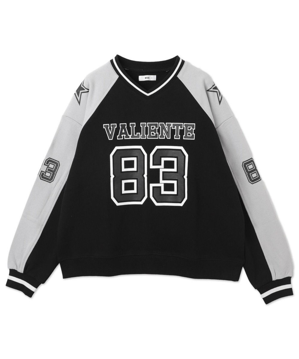 WEGO ナンバリングビッグスウェット 