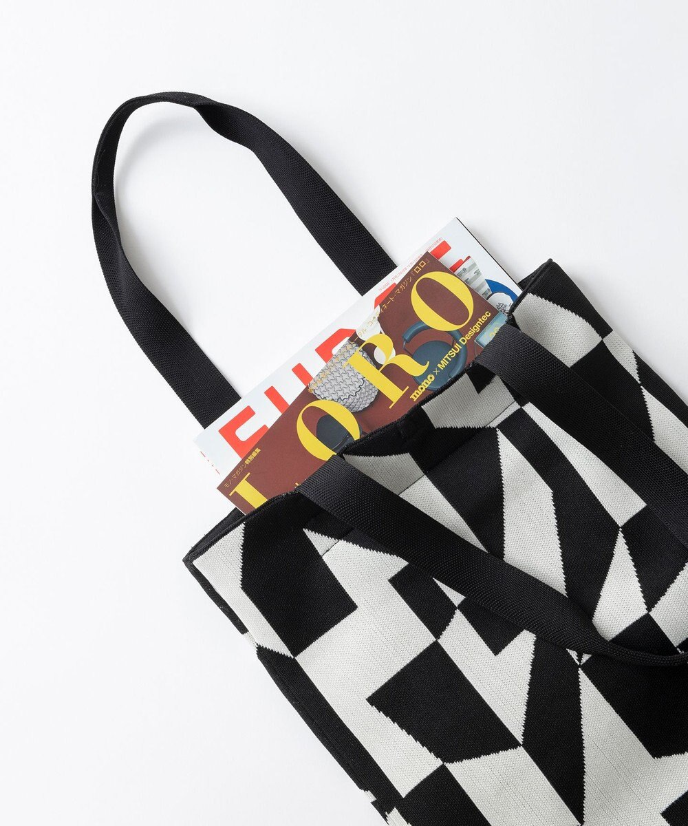 TRICOTE ランダムブロックトートバッグ【軽くて丈夫・A4対応】 