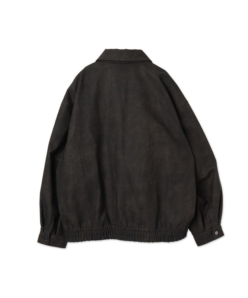 WEGO 【ユニセックス着用ITEM】エコレザー2WAYフライトジャケット 