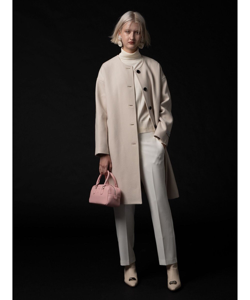 Te chichi ウールメルトンノーカラーロングコート《2025winter catalog item》 