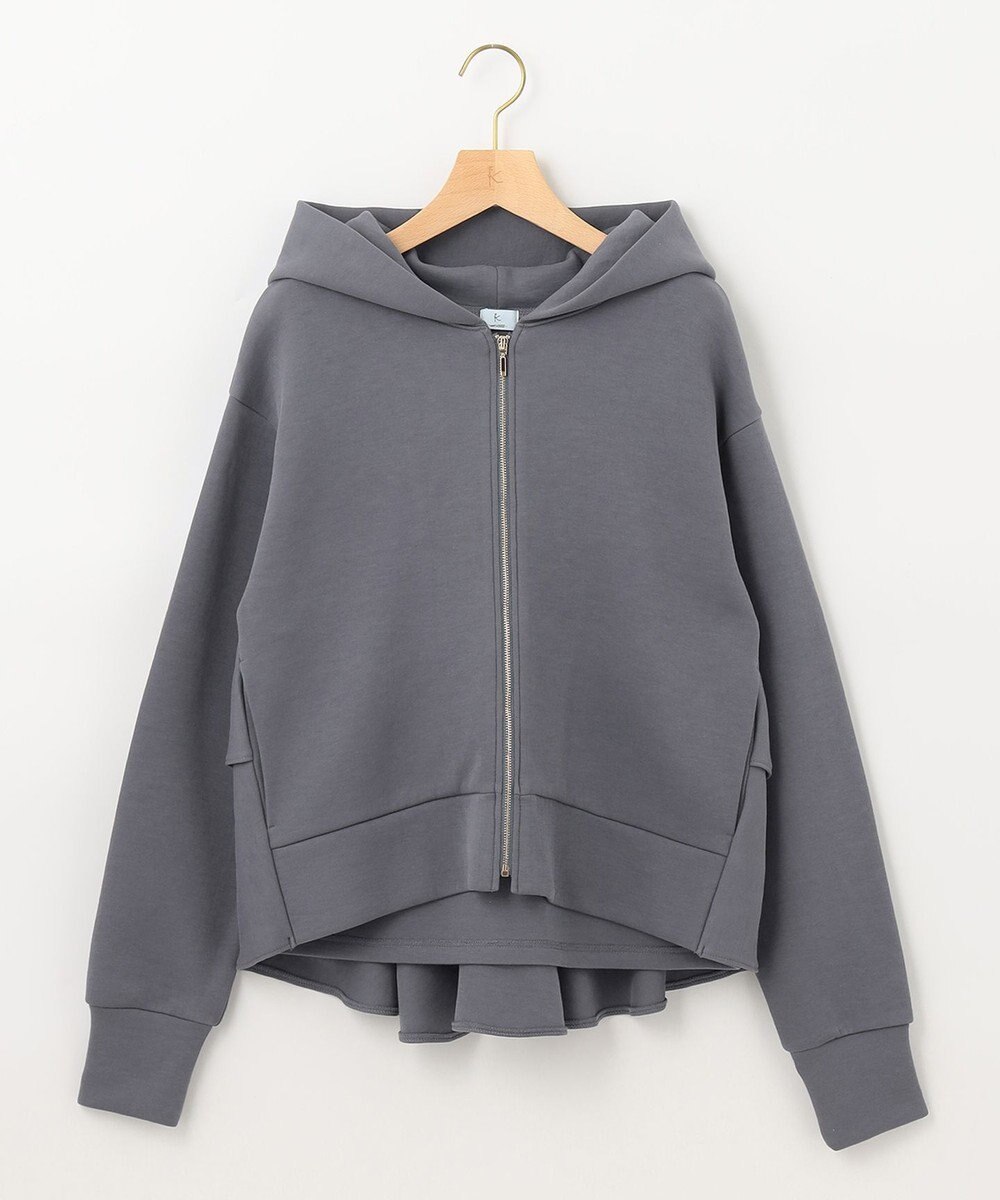 組曲 【人気商品入荷！】ダンボールジャージーバックフリル パーカー 