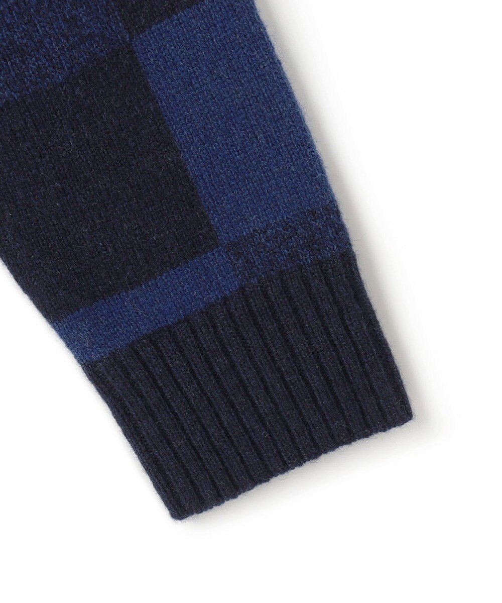 J.PRESS MEN 【Cash Lamb’s Wool】クレイジーパターンニット / クルー 