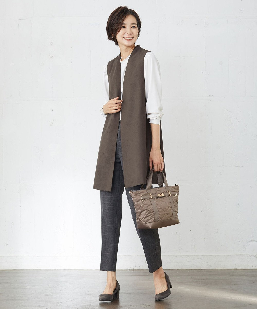 ソフィーヌスエード ジレ / J.PRESS LADIES L | ファッション通販