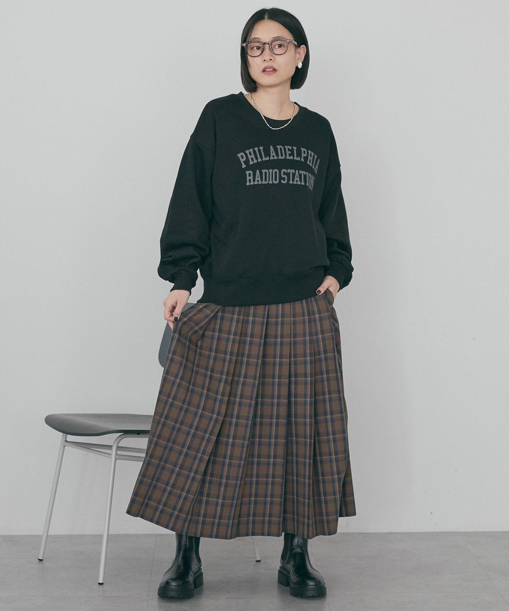 AMERICAN HOLIC カレッジロゴ裏起毛プルオーバー 